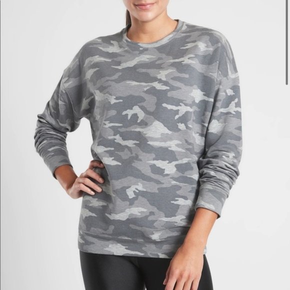 Athleta Tops - Athleta Studio to Street Printed Sweatshirt  I 1X